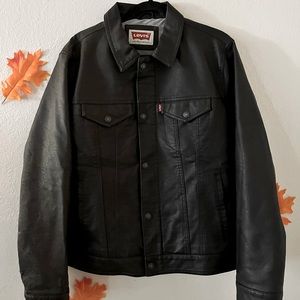 NWT Mens Levi’s Faux Leather Jacket